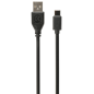 Gembird USB-A/USB-C, 1m cable USB USB 2.0 USB A USB C Negro