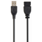 Gembird 3m USB 2.0 A M/FM cable USB USB A Negro
