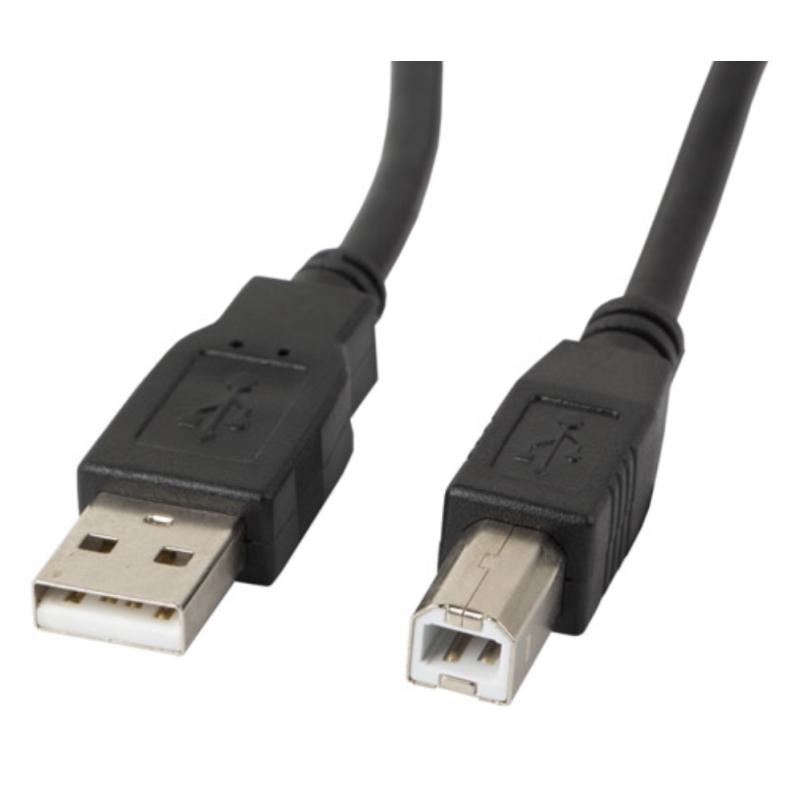 Lanberg CA-USBA-11CC-0030-BK cable USB USB 2.0 3 m USB B Negro