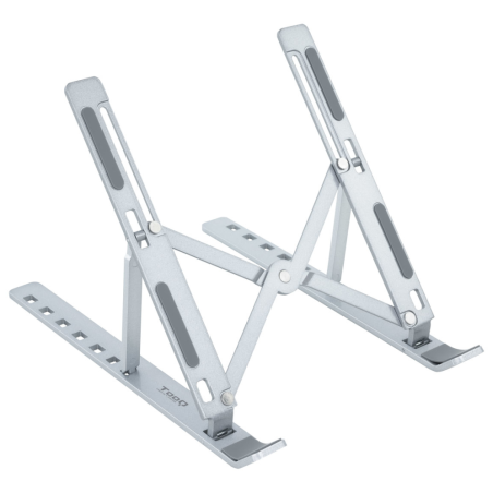 TooQ Soporte Elevador para Portátiles, Tablets, Móviles y Libros, Plat