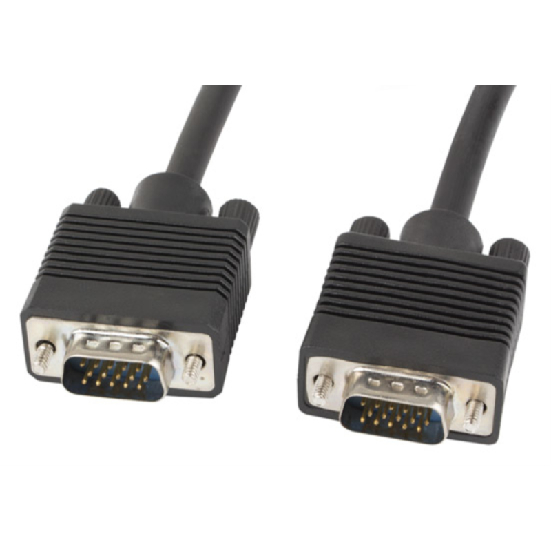 Lanberg CA-VGAC-10CC-0150-B cable VGA 15 m VGA (D-Sub) Negro
