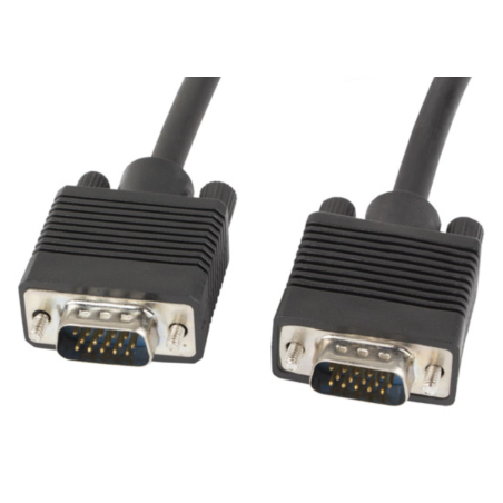 Lanberg CA-VGAC-10CC-0150-B cable VGA 15 m VGA (D-Sub) Negro