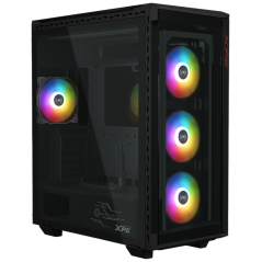 XPG BATTLECRUISER II ST Midi Tower Negro