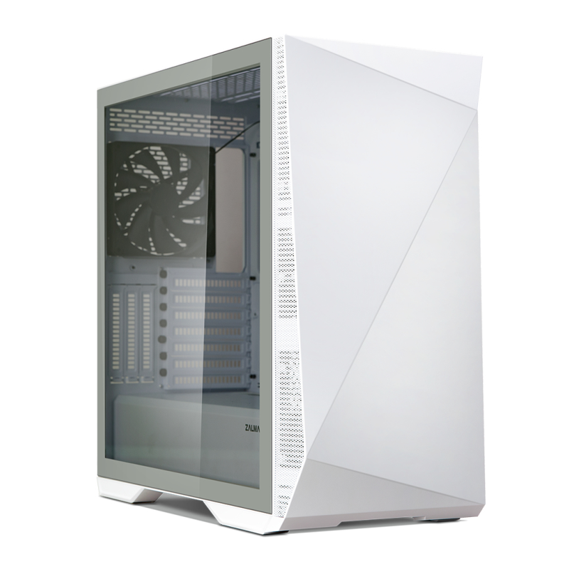 Zalman Z9 Iceberg ATX Mid Tower PC Case, White fan Midi Tower Blanco