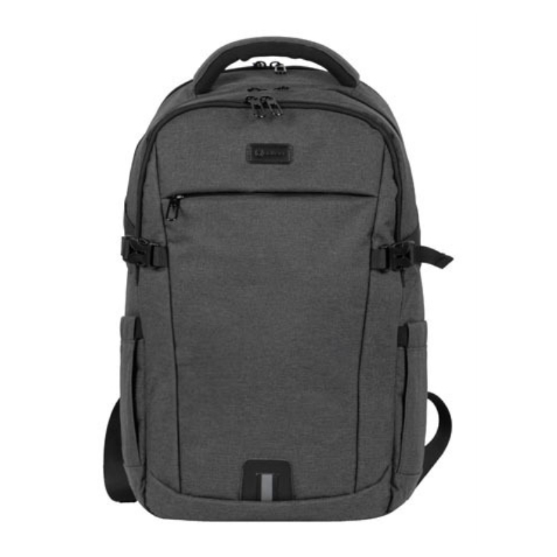 NATEC NTO-2226 mochila City backpack Negro, Gris Poliéster