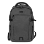 NATEC NTO-2226 mochila City backpack Negro, Gris Poliéster