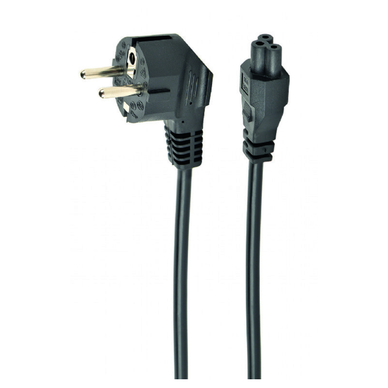 Gembird PC-186-ML12-0.5M cable de transmisión Negro 0,5 m CEE 7/7 C5 acoplador