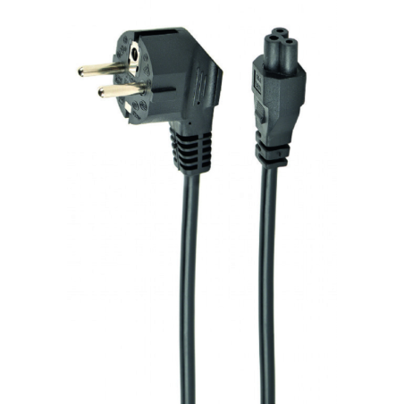 Gembird PC-186-ML12-0.5M cable de transmisión Negro 0,5 m CEE 7/7 C5 a