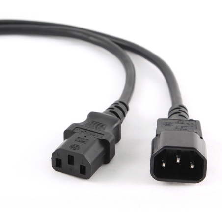 Gembird PC-189 cable de transmisión Negro C14 acoplador