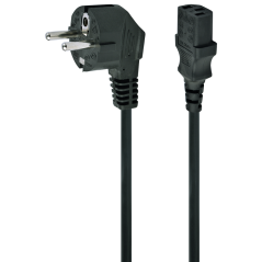 Gembird PC-186-VDE-5M cable de transmisión Negro