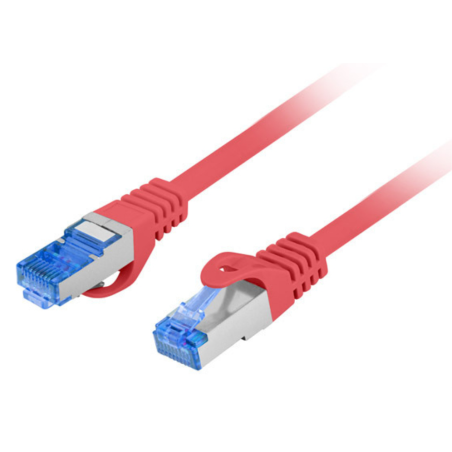 Lanberg PCF6A-10CC cable de red Rojo 3 m Cat6a S/FTP (S-STP)