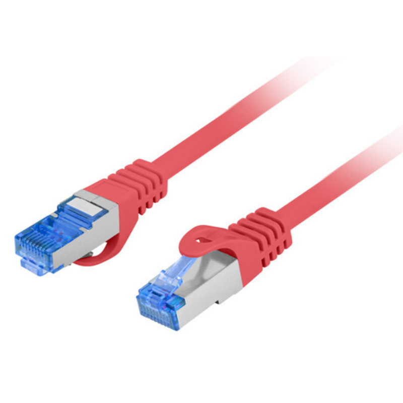 Lanberg PCF6A-10CC cable de red Rojo 1 m Cat6a S/FTP (S-STP)