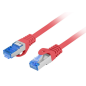 Lanberg PCF6A-10CC cable de red Rojo 1 m Cat6a S/FTP (S-STP)
