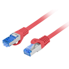 Lanberg PCF6A-10CC cable de red Rojo 2 m Cat6a S/FTP (S-STP)