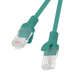 Lanberg PCU6-10CC-0100-G cable de red Verde 1 m Cat6 U/UTP (UTP)