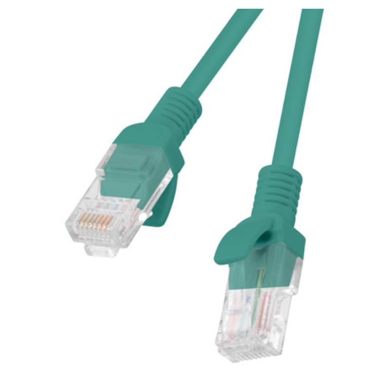 Lanberg PCU6-10CC-0100-G cable de red Verde 1 m Cat6 U/UTP (UTP)
