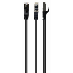 Gembird PP6A-LSZHCU-BK-1M cable de red Negro Cat6a