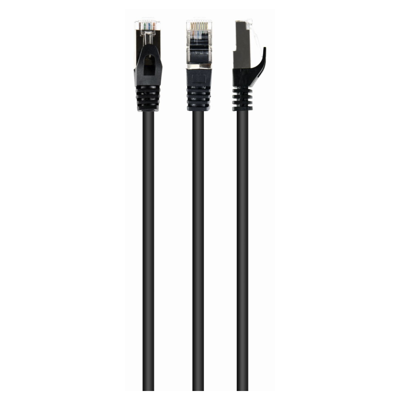 Gembird PP6A-LSZHCU-BK-1M cable de red Negro Cat6a