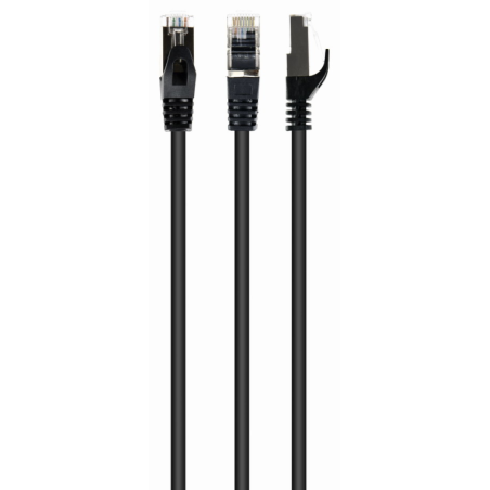 Gembird PP6A-LSZHCU-BK-1M cable de red Negro Cat6a