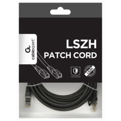 Gembird PP6A-LSZHCU-BK-5M cable de red Negro Cat6a S/FTP (S-STP)