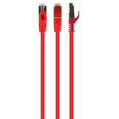 Gembird PP6A-LSZHCU-R-0.5M cable de red Rojo 0,5 m Cat6a S/FTP (S-STP)