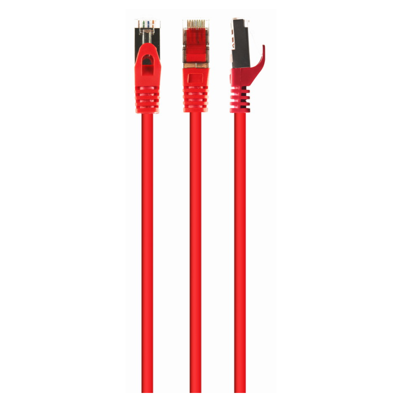 Gembird PP6A-LSZHCU-R-0.5M cable de red Rojo 0,5 m Cat6a S/FTP (S-STP)