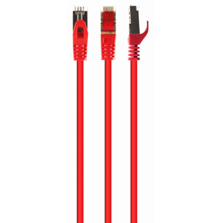 Gembird PP6A-LSZHCU-R-0.5M cable de red Rojo 0,5 m Cat6a S/FTP (S-STP)