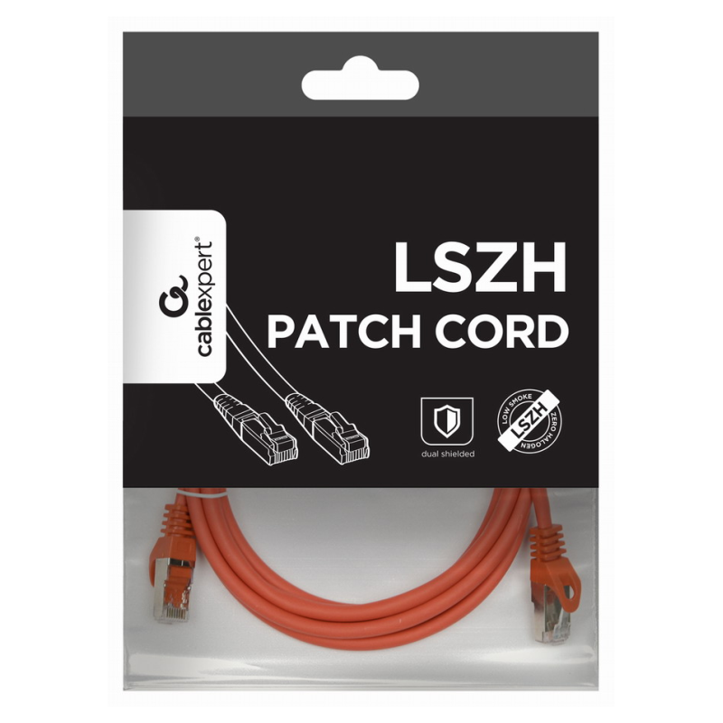 Gembird PP6A-LSZHCU-R-2M cable de red Rojo Cat6a S/FTP (S-STP)