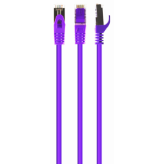 Gembird PP6A-LSZHCU-V-0.5M cable de red Violeta 0,5 m Cat6a S/FTP (S-S