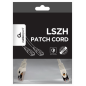 Gembird PP6A-LSZHCU-W-0.25M cable de red Blanco 0,25 m Cat6a S/FTP (S-STP)