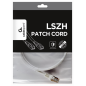 Gembird PP6A-LSZHCU-W-1M cable de red Blanco Cat6a S/FTP (S-STP)