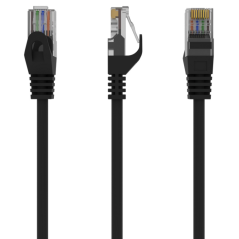 Gembird PP6U-3M/BK cable de red Negro Cat6 U/UTP (UTP)