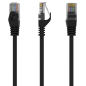 Gembird PP6U-3M/BK cable de red Negro Cat6 U/UTP (UTP)