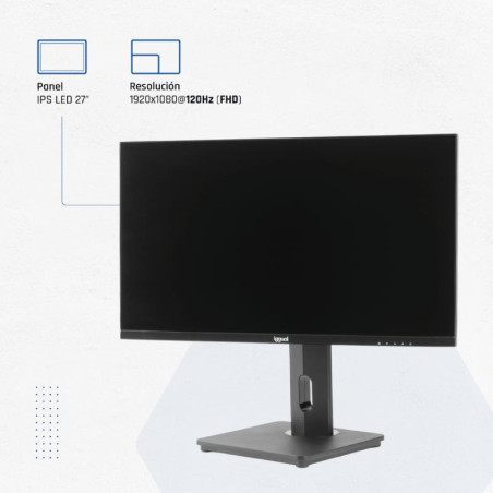 iggual Monitor 27 VGA HDMI 120Hz pivotante AA MM