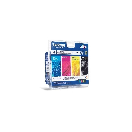 Multipack brother lc1100valbp mfc5890cn - dcp6690cw - mfc6490cw - mfc6
