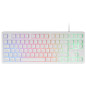 Teclador mars gaming mk023 tkl frgb usb 2.0 blanco Teclador mars gaming mk023 tkl frgb usb 2.0 blanco