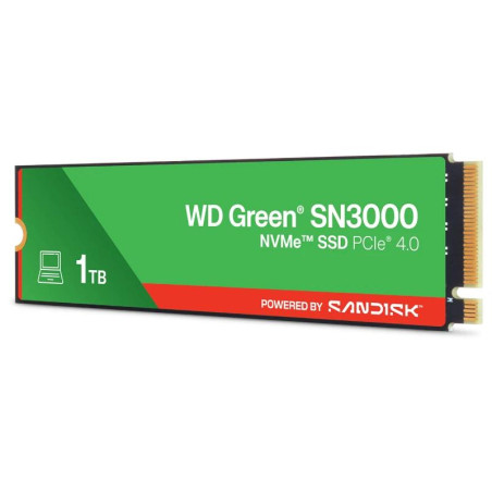 WD Green SN3000 SSD 1TB PCIe Gen4 NVMe