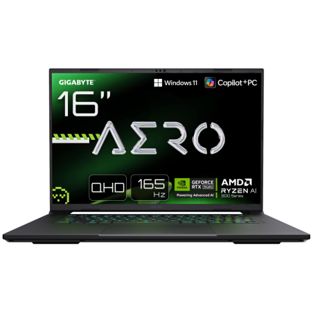 GIGABYTE AERO X16 Portátil Gaming- Copilot+ PC, 16 WQXGA 165Hz, AMD Ry