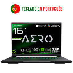 GIGABYTE AERO X16 1VH93PTC94AH ordenador portatil AMD Ryzen AI 7 350 P