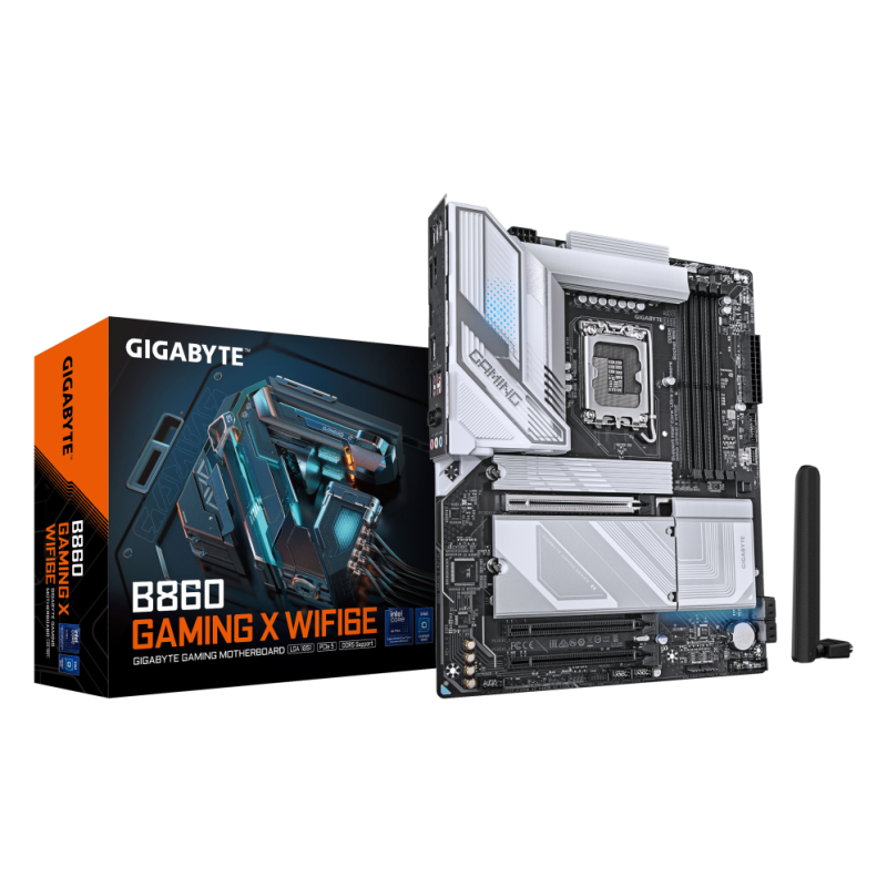 GIGABYTE B860 GAMING X WIFI6E placa base Intel B860 LGA 1851 (Socket V1) ATX