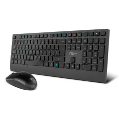 NOX NXLITEDUOSP teclado Ratón incluido Hogar RF Wireless + Bluetooth Q