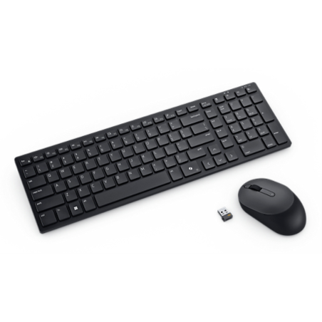 DELL Teclado y ratón silenciosos y compactos Pro - KM555 - español (QW