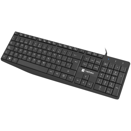 NATEC NKL-1948 teclado Universal USB QWERTY Español Negro