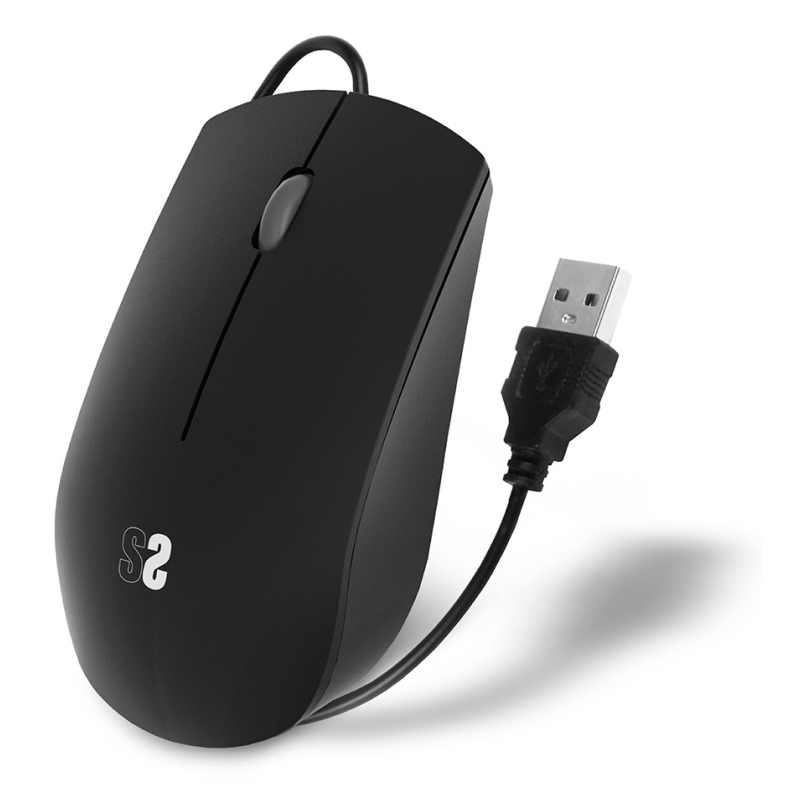 SUBBLIM Ratón Business Silencioso con cable USB 1200 DPI