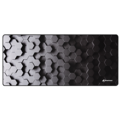 Sharkoon SKILLER SGP30 Alfombrilla de ratón para juegos Negro, Gris