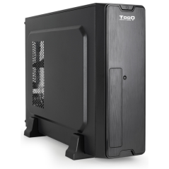 TooQ Caja Slim Micro-ATX TQC-3007U3C-B, Negra
