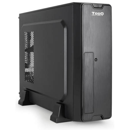 TooQ Caja Slim Micro-ATX TQC-3007U3C-B, Negra