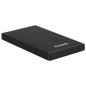 TooQ TQE-2527B caja para disco duro externo Caja de disco duro (HDD) Negro 2.5