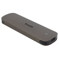 TooQ Caja Externa para SSD M.2 NGFF, Marrón