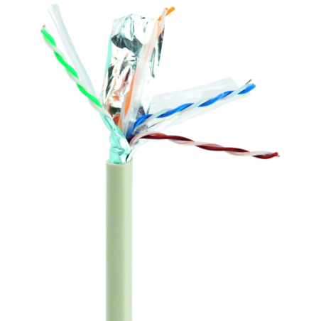 Gembird CAT6 FTP 100m cable de red Gris F/UTP (FTP)